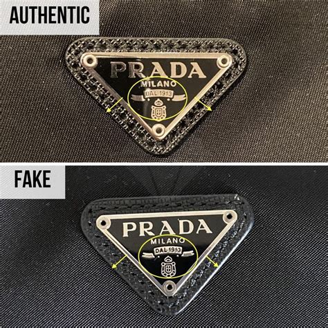 prada 're edition 2005 fake vs real|authentic prada purse.